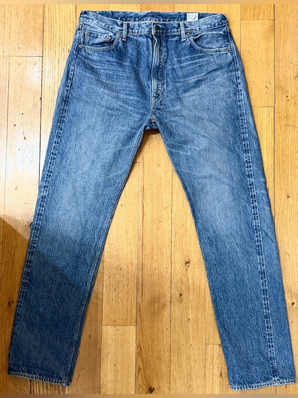 ORSLOW JAPANESE DENIM Jeans Great Fades  Designer Sz 5 Blue 36 RRL